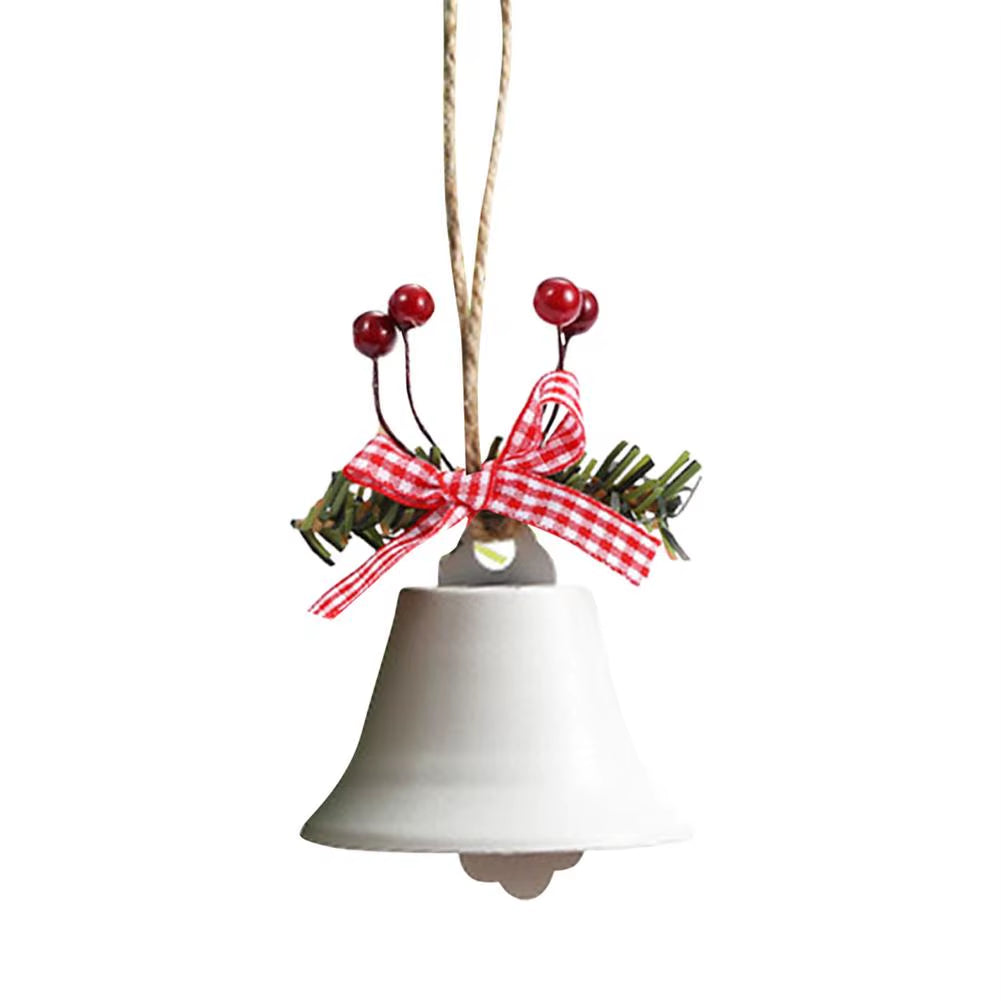 Classic Christmas Bell Metal Bell Ornament Tree Hanging Pendant for Home