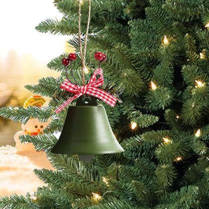 Classic Christmas Bell Metal Bell Ornament Tree Hanging Pendant for Home