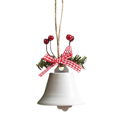 Classic Christmas Bell Metal Bell Ornament Tree Hanging Pendant for Home