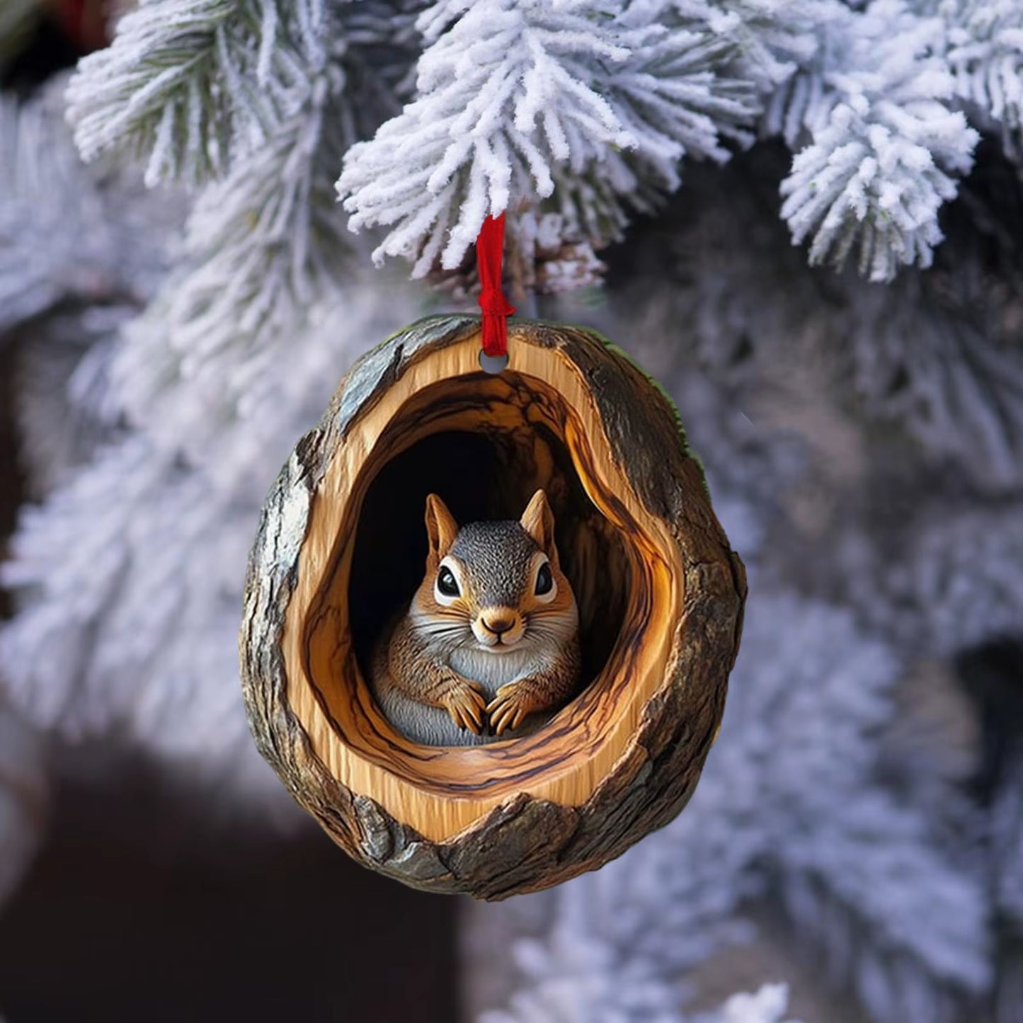 Christmas Acrylic Animal Ornaments 2025 Christmas Tree Pendant Seasonal Decor for Tree Hanging Xmas Navidad Party Supplies