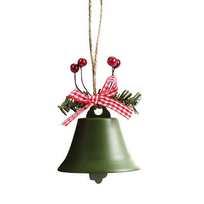 Classic Christmas Bell Metal Bell Ornament Tree Hanging Pendant for Home
